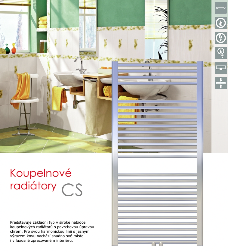 Koupelnové radiátory Bitherm CS